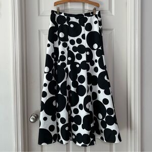 VENUS Patterned Satin Maxi Skirt
